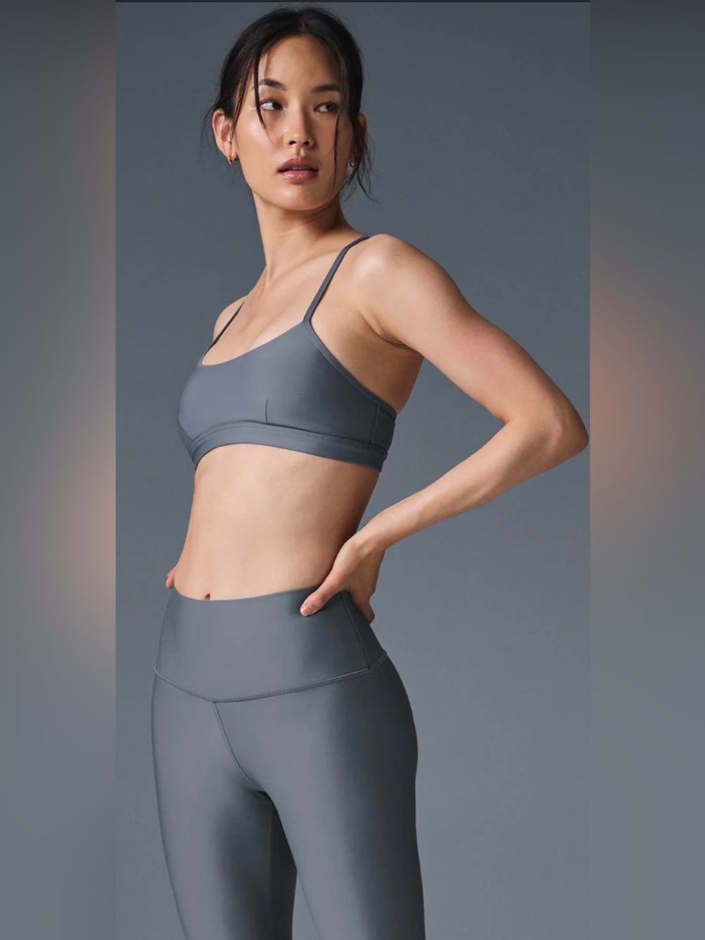 ALO Yoga Airlift Bra and Leggings Workout Set - Small